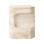 Clementine Textured Sandy Grey End Table | shipping 6/19/2025