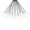 Cloud Black Cord Black Gunmetal Chandelier | ready to ship!