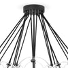 Cloud Black Cord Black Gunmetal Chandelier | ready to ship!