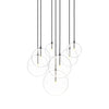 Cluster Black Cord 7 MIX Black Gunmetal Chandelier | ready to ship!