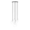 Cluster Black Cord 7 MIX Black Gunmetal Chandelier | ready to ship!