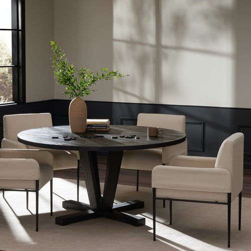 Cobain Flint Black Dining Table | shipping 6/23/2025