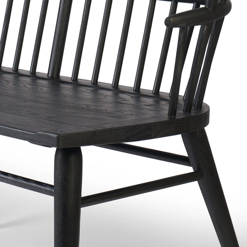 Connor Black Ash Bench | ready to ship!