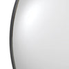 Convex Iron Matte Black Wall Mirror | ready to ship!