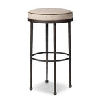 Corinne Alcala Taupe Bar + Counter Stool