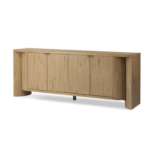 Cristopher Rubbed Light Oak Veneer Sideboard | shipping 5/30/2025