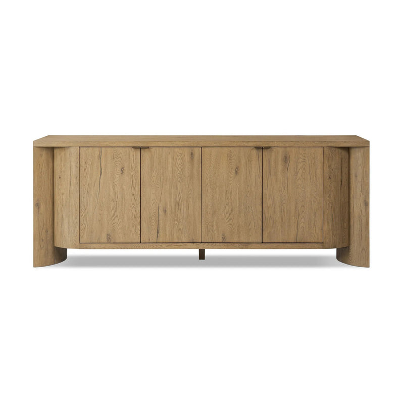 Cristopher Rubbed Light Oak Veneer Sideboard | shipping 5/30/2025