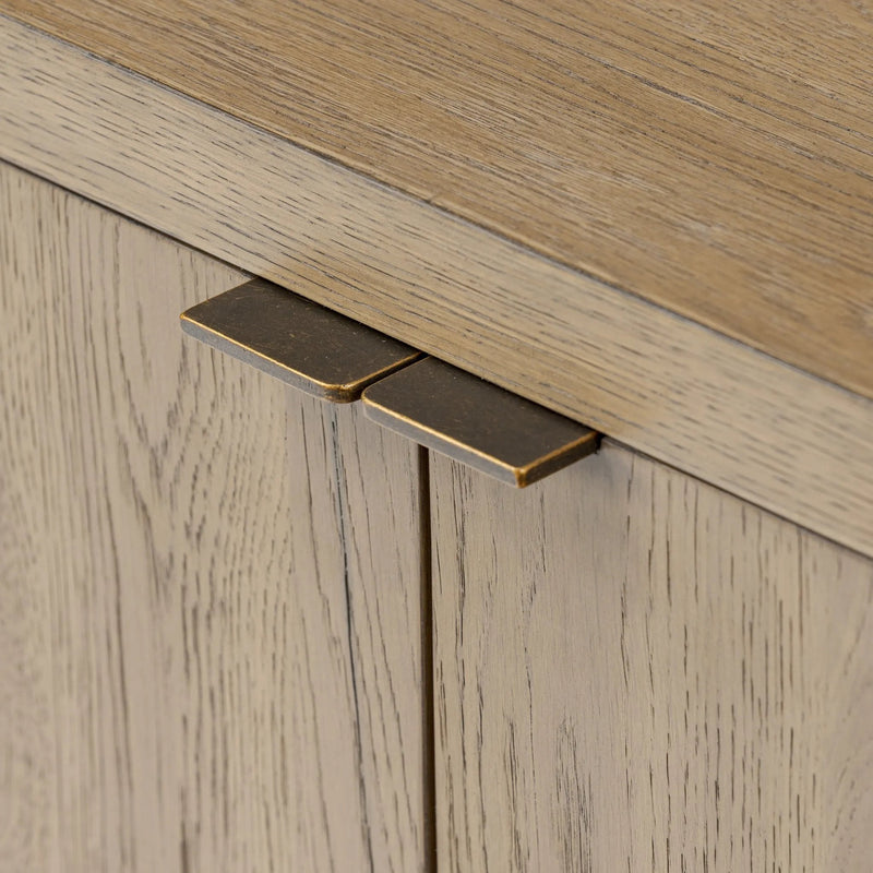 Cristopher Rubbed Light Oak Veneer Sideboard | shipping 5/30/2025