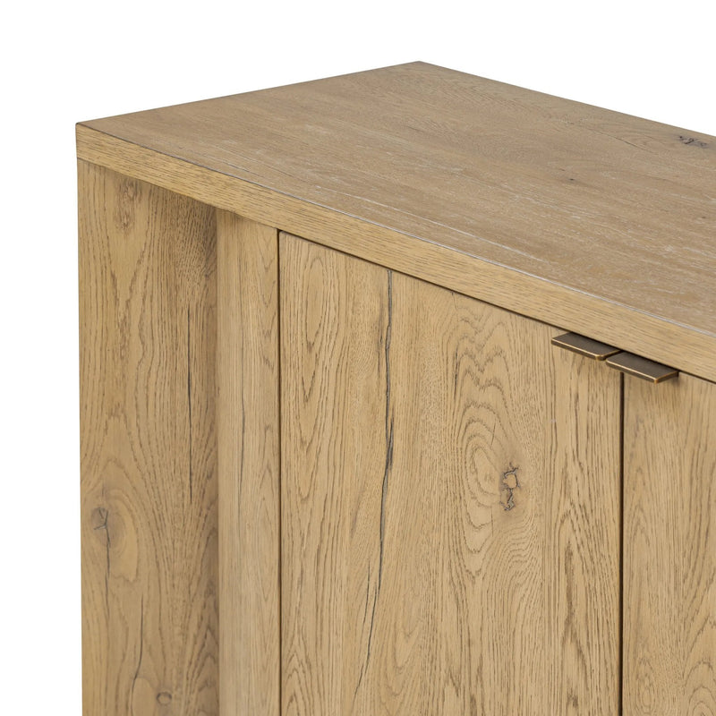 Cristopher Rubbed Light Oak Veneer Sideboard | shipping 5/30/2025