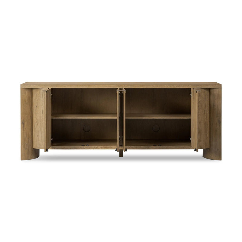 Cristopher Rubbed Light Oak Veneer Sideboard | shipping 5/30/2025