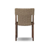 Cromwell Dark Textured Woven Outdoor Dining Chair | shipping 8/25/2025