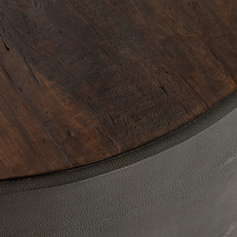 Crosby Charcoal Round Coffee Table | ready to ship!