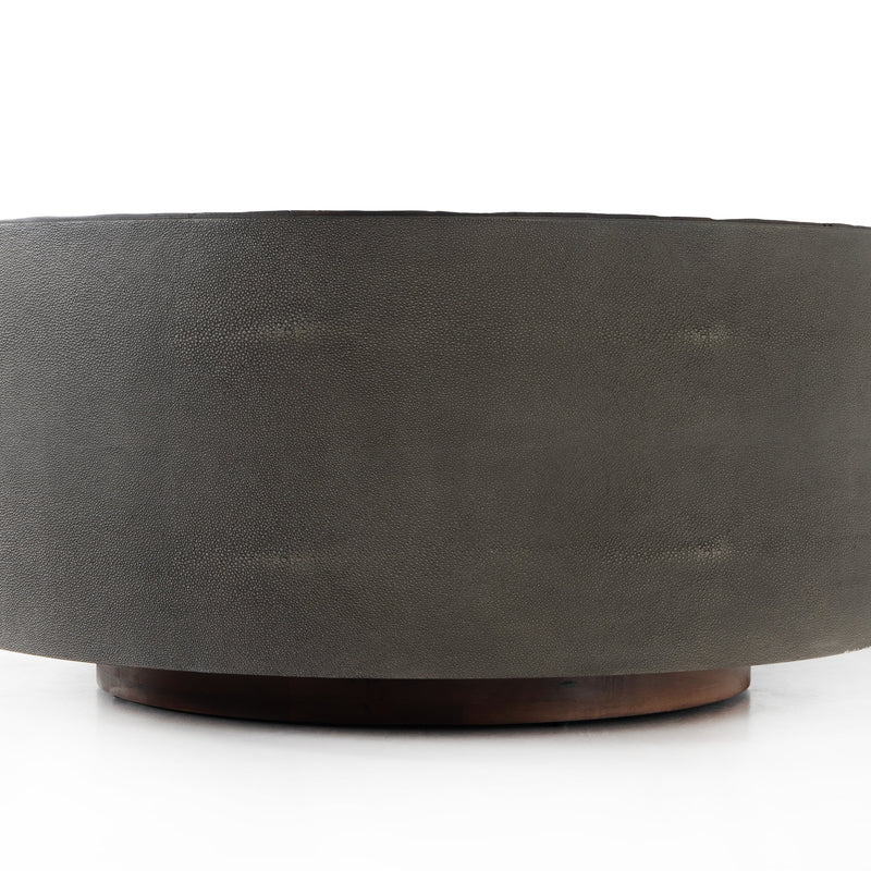 Crosby Charcoal Round Coffee Table | ready to ship!