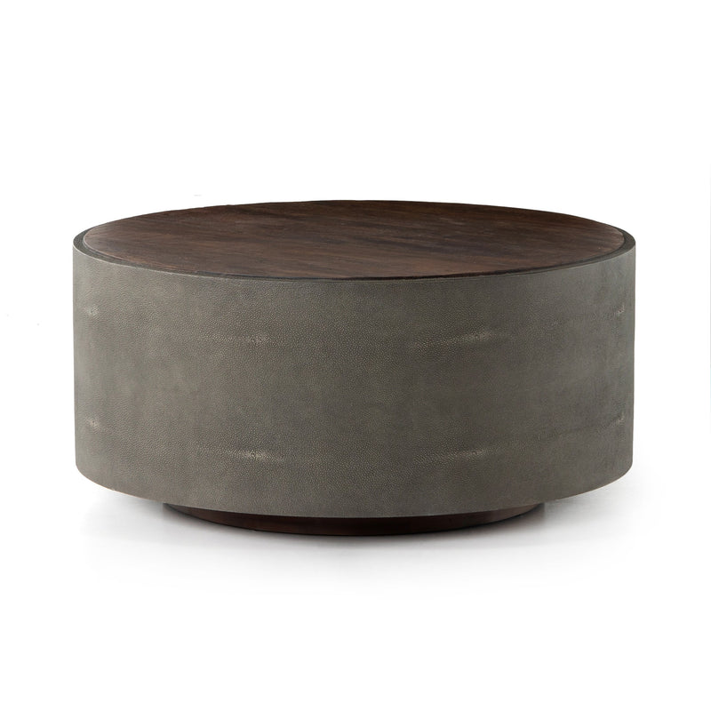 Crosby Charcoal Round Coffee Table | ready to ship!
