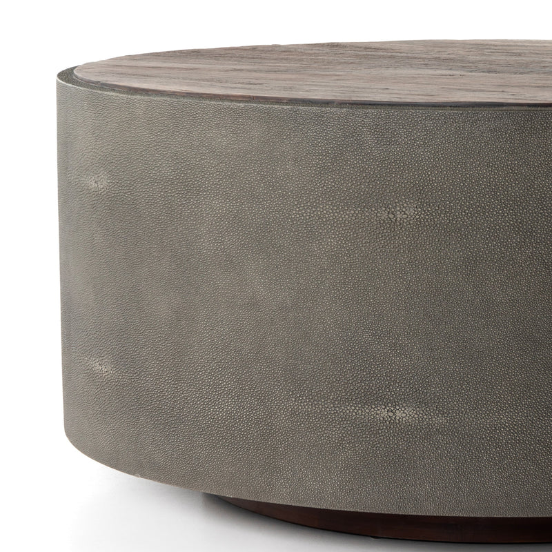 Crosby Charcoal Round Coffee Table | ready to ship!