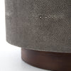 Crosby Charcoal Shagreen Side Table | ready to ship!