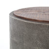 Crosby Charcoal Shagreen Side Table | ready to ship!