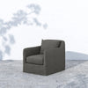 Dade Outdoor Swivel Chair - Charcoal | shipping 5/27/2025
