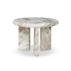 Dakota Creamy Taupe Marble Solid Nesting Coffee Table