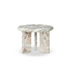 Dakota Creamy Taupe Marble Solid Nesting Coffee Table