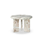 Dakota Creamy Taupe Marble Solid Nesting Coffee Table