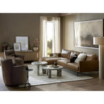 Dakota Creamy Taupe Marble Solid Nesting Coffee Table