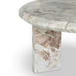 Dakota Creamy Taupe Marble Solid Nesting Coffee Table