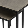 Dalston Antique Nickel Nesting End Table | ready to ship!