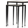 Dalston Antique Nickel Nesting End Table | ready to ship!