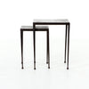 Dalston Antique Rust Nesting End Tables | shipping 7/10/2025