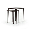 Dalston Antique Rust Nesting End Tables | shipping 7/10/2025