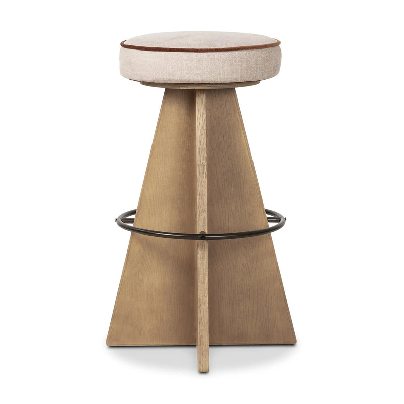 Damon Harbor Sand Swivel Bar + Counter Stool