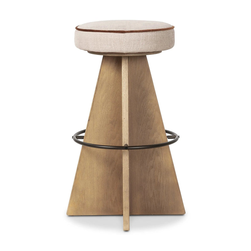 Damon Harbor Sand Swivel Bar + Counter Stool