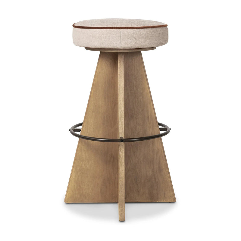 Damon Harbor Sand Swivel Bar + Counter Stool