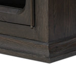 Dawes Smoked Black Oak Cabinet | ready to ship!