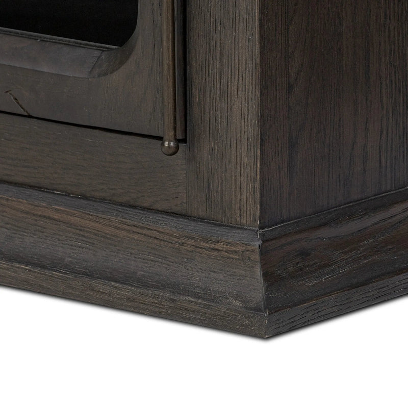 Dawes Smoked Black Oak Cabinet | ready to ship!