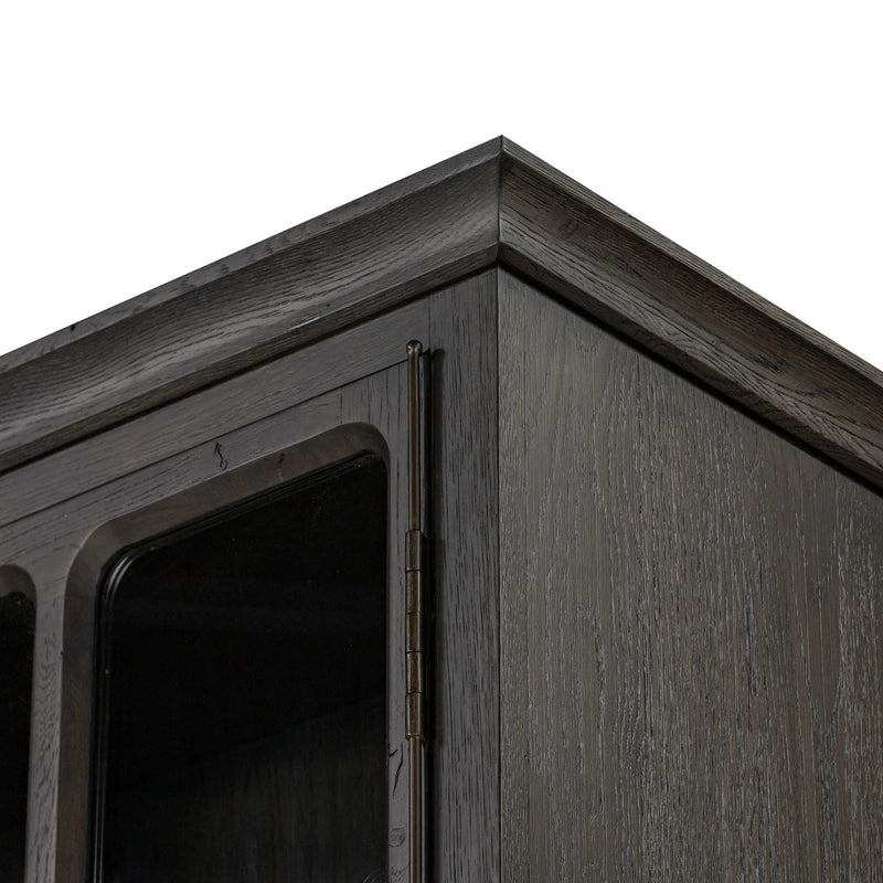 Dawes Smoked Black Oak Cabinet | ready to ship!