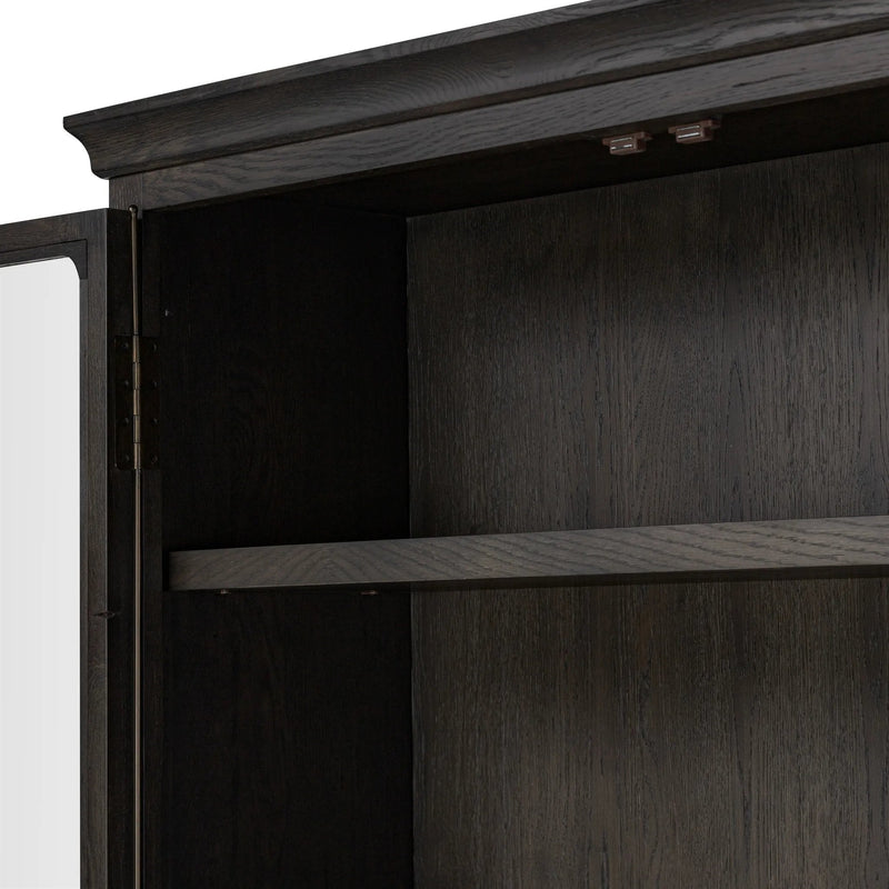 Dawes Smoked Black Oak Cabinet | ready to ship!