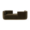 Deandra Surrey Olive Tete A Tete Chaise | ready to ship!