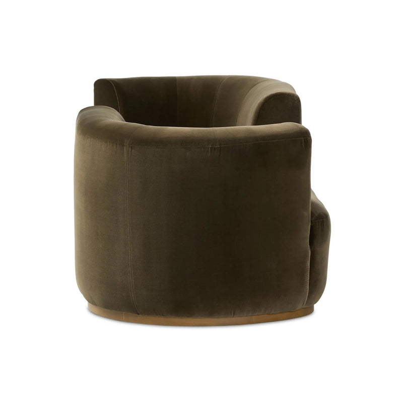Deandra Surrey Olive Tete A Tete Chaise | ready to ship!