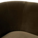 Deandra Surrey Olive Tete A Tete Chaise | ready to ship!