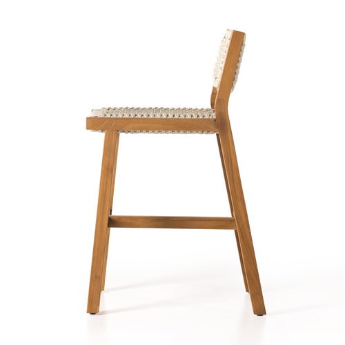 Delano Natural Teak Outdoor Counter Stool | ready to ship!