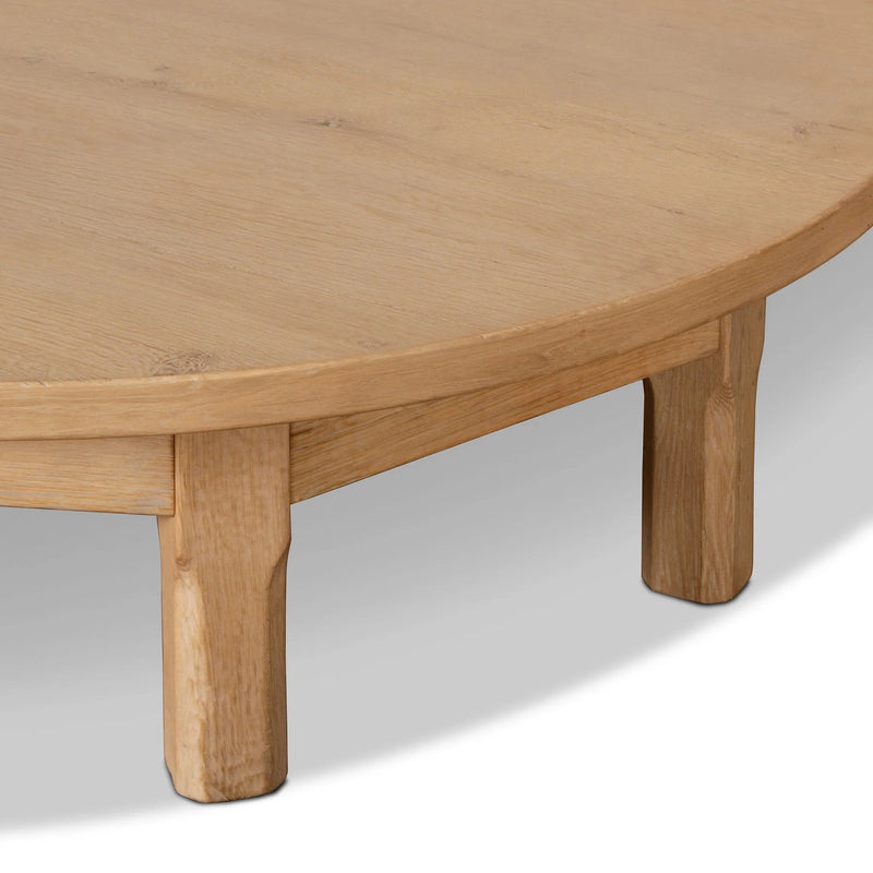 Derek Bleached Oak Veneer Coffee Table | shipping 12/25/2025