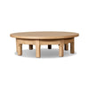 Derek Bleached Oak Veneer Coffee Table | shipping 12/25/2025