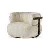 Doss Terra Brown Oak Accent Swivel Chair | shipping 6/19/2025