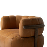 Doss Terra Brown Oak Accent Swivel Chair | shipping 6/19/2025