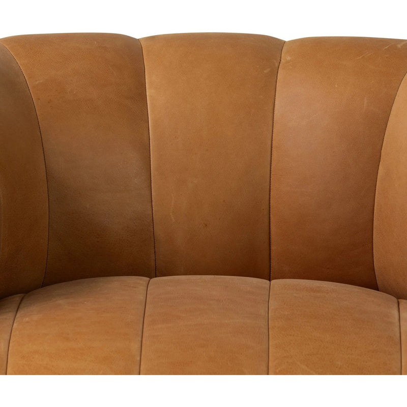Doss Terra Brown Oak Accent Swivel Chair | shipping 6/19/2025