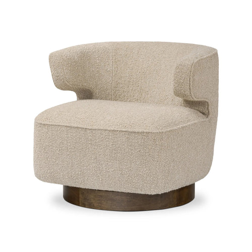 Dottie Berber Oatmeal Swivel Chair | shipping 9/14/2025