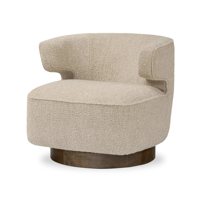 Dottie Berber Oatmeal Swivel Chair | shipping 9/14/2025