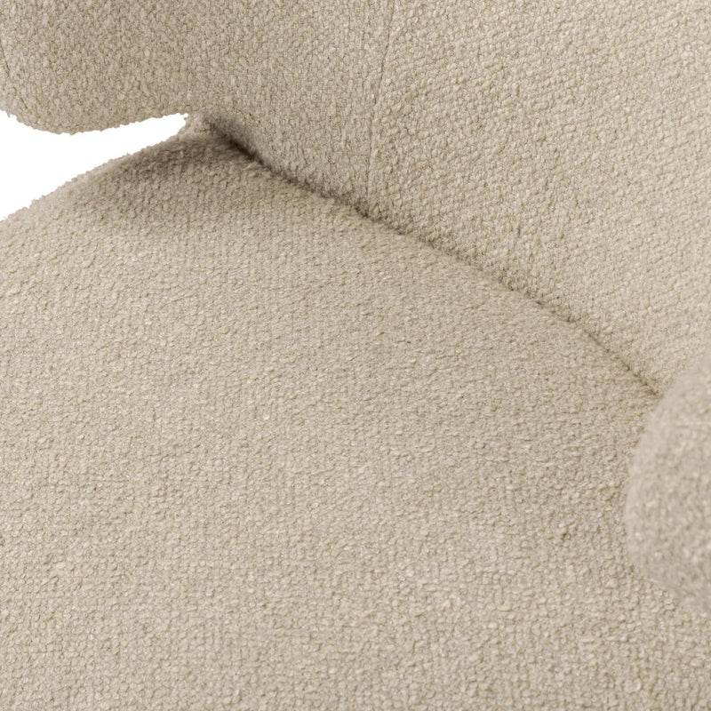 Dottie Berber Oatmeal Swivel Chair | shipping 9/14/2025